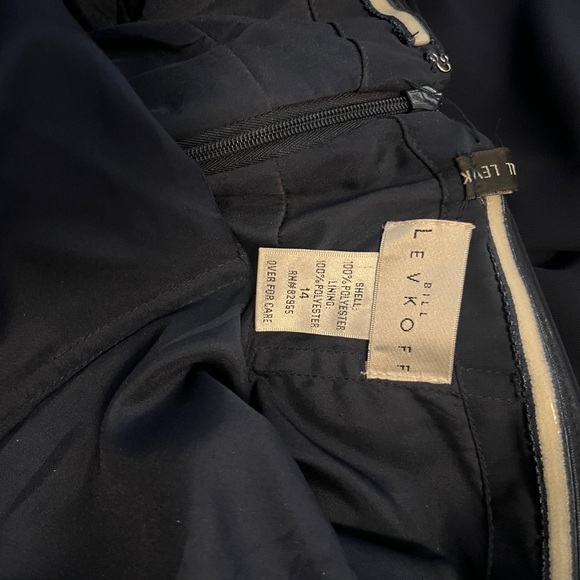 Bill Levkoff formal gown- Navy Blue, size 14 - Picture 3 of 4